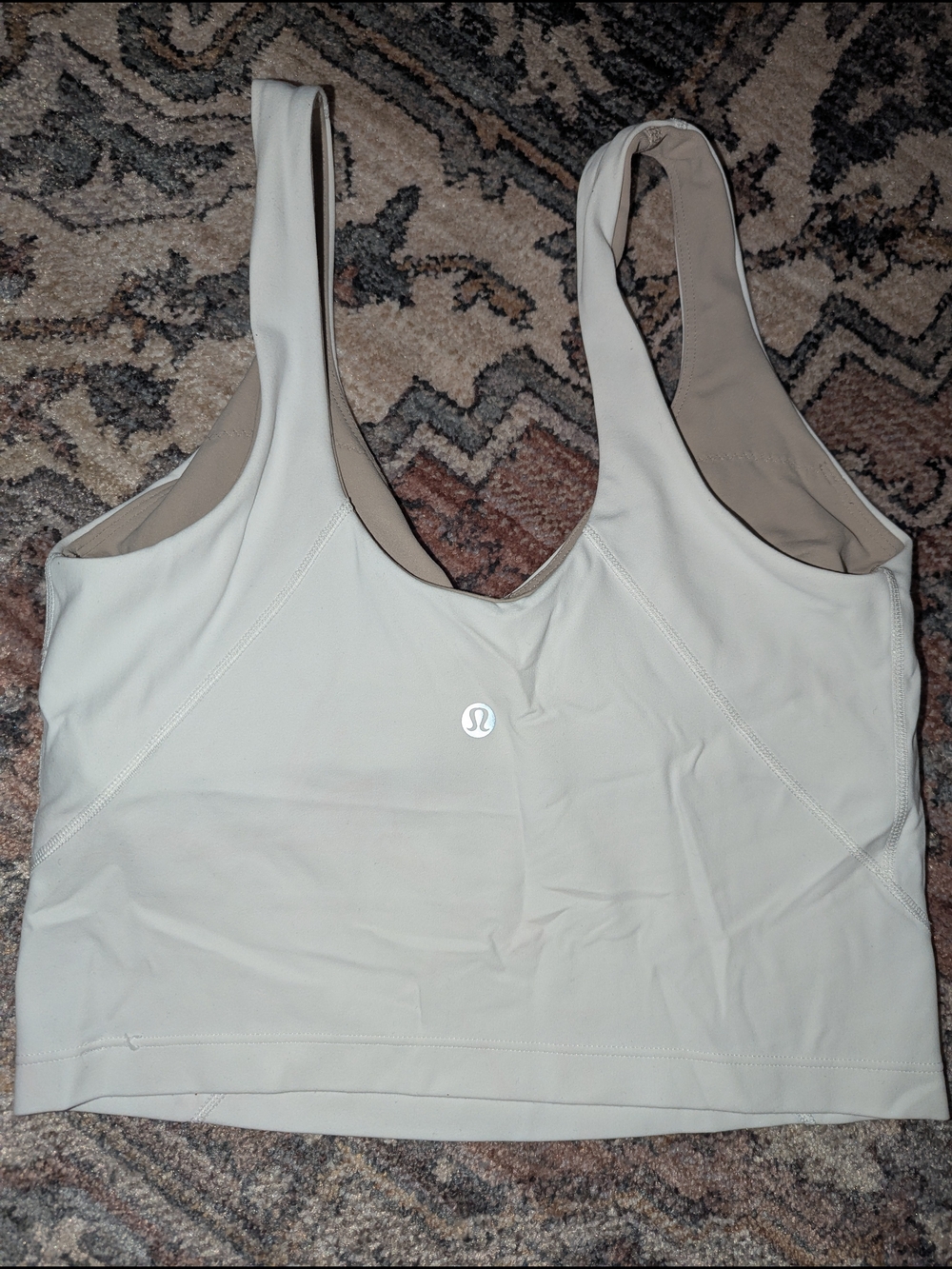 lululemon athletica Light Beige Sports Bra Top